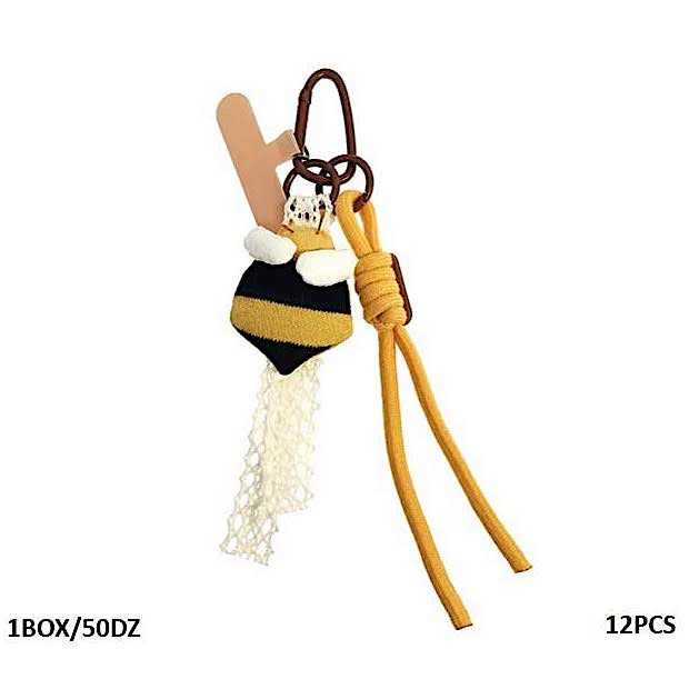 Honeybee Carabiner Rope Keychain