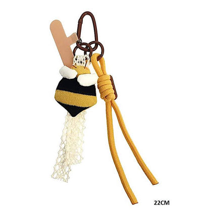 Honeybee Carabiner Rope Keychain
