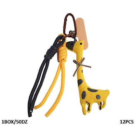 Giraffe Carabiner Rope Keychain