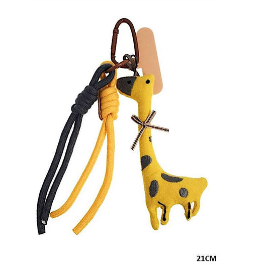 Giraffe Carabiner Rope Keychain