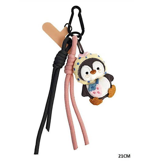 Cute Penguin Carabiner Rope Keychain