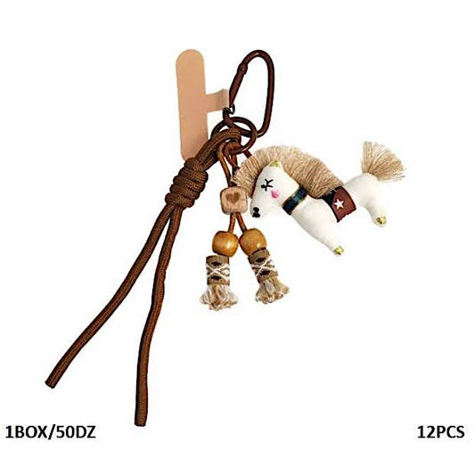 Horse Carabiner Rope Keychain