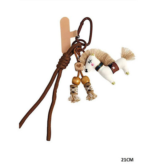 Horse Carabiner Rope Keychain