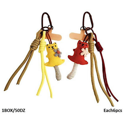 Animal Carabiner Rope Keychain