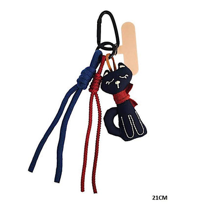 Cat Carabiner Rope Keychain