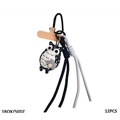 Owl Carabiner Rope Keychain