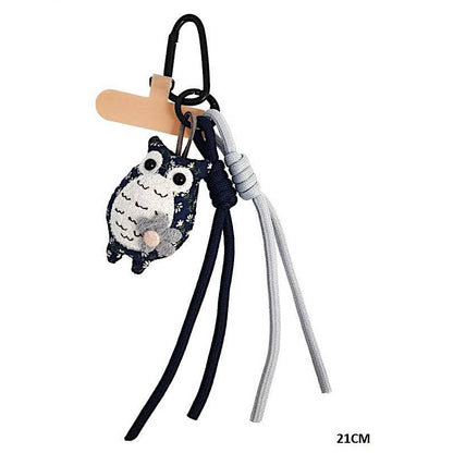 Owl Carabiner Rope Keychain