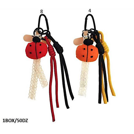 Ladybug Carabiner Rope Keychain
