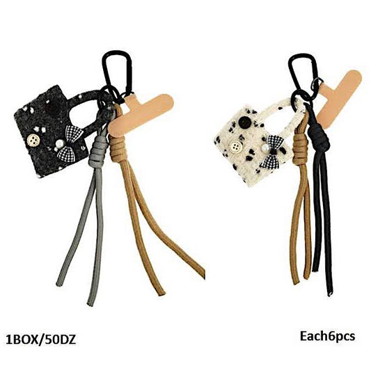 Mini Tote Carabiner Rope Keychain