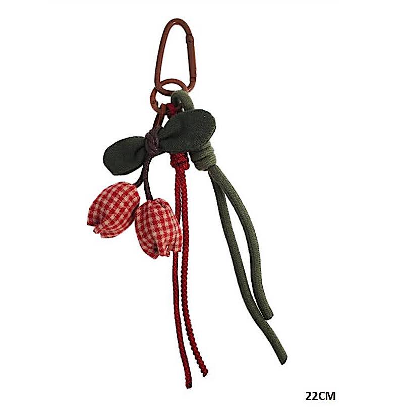 Dangling Bouquet Carabiner Rope Keychain