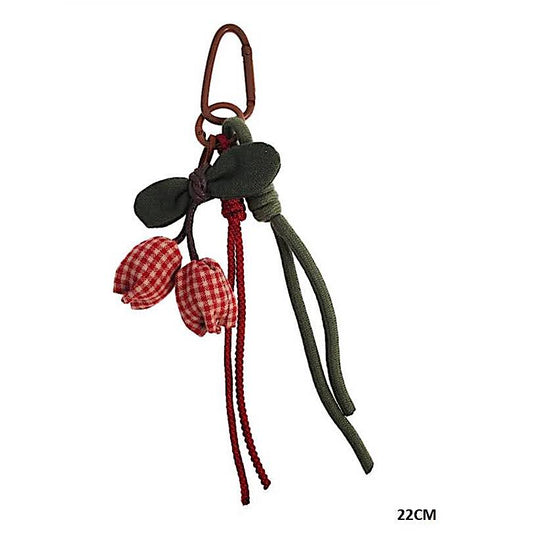 Dangling Bouquet Carabiner Rope Keychain