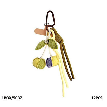 Dangling Fruits Carabiner Rope Keychain