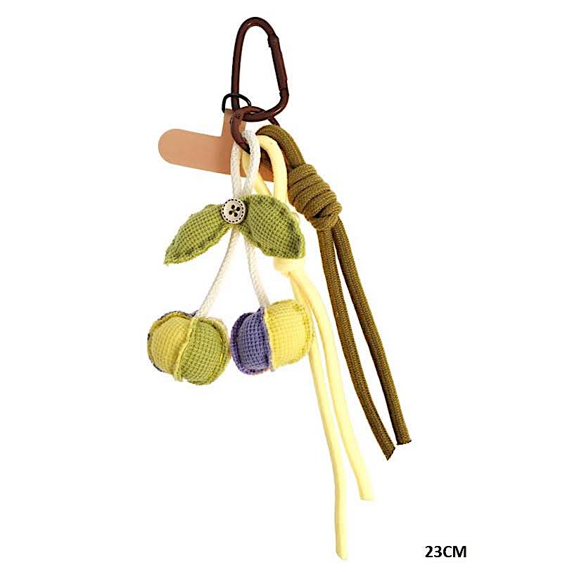 Dangling Fruits Carabiner Rope Keychain