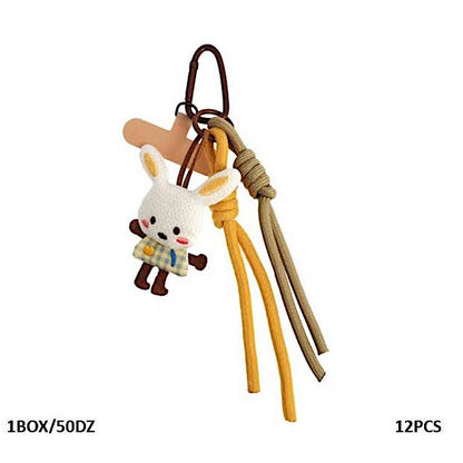Bunny Rabbit Carabiner Rope Keychain