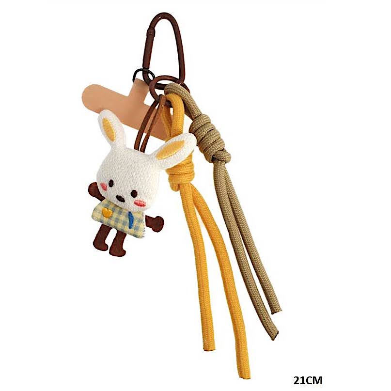 Bunny Rabbit Carabiner Rope Keychain