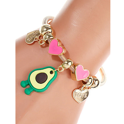 JAB37842 - Avocado Charm Bracelet