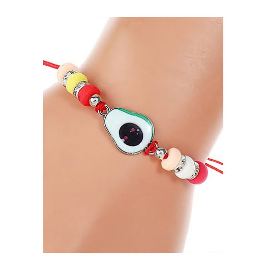 JAB38901 - Avocado Bead Adjustable Thread Bracelet