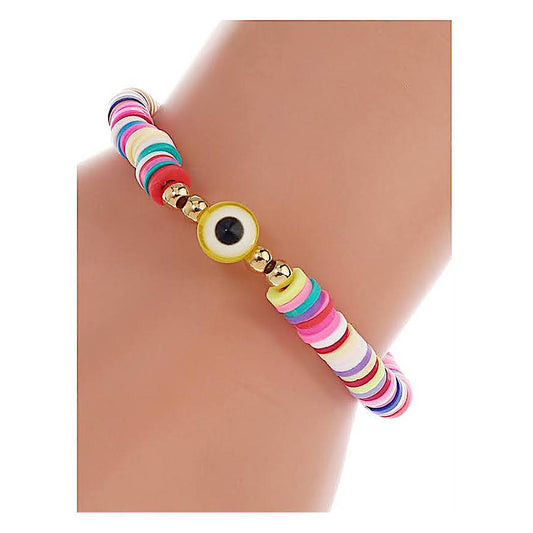 JAB40427 - Evil Eye Adjustable Thread Bracelet