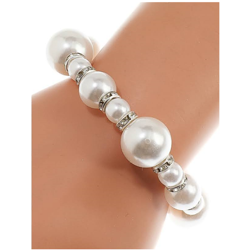 JAB41171 - Pearl Stretch Bracelet