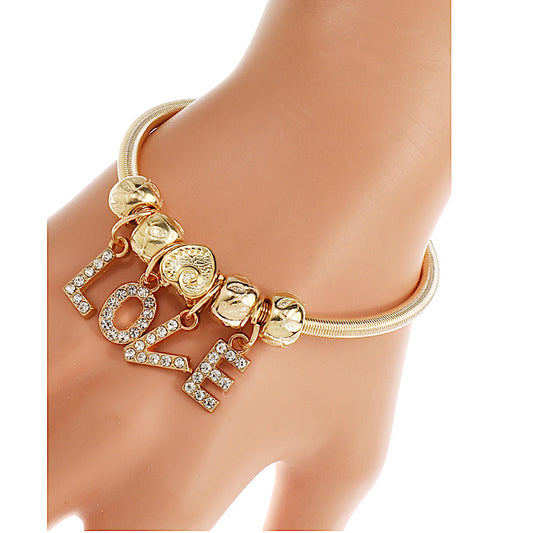 JAB42103 - Love Charm Bracelet