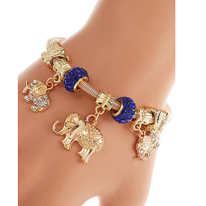 JAB42295 - Elephant Charm Bracelet