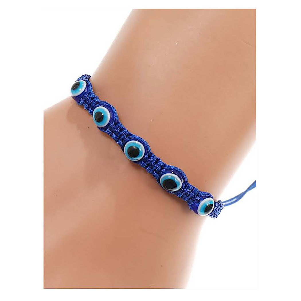 JAB42911 - Evil Eye Adjustable Thread Bracelet