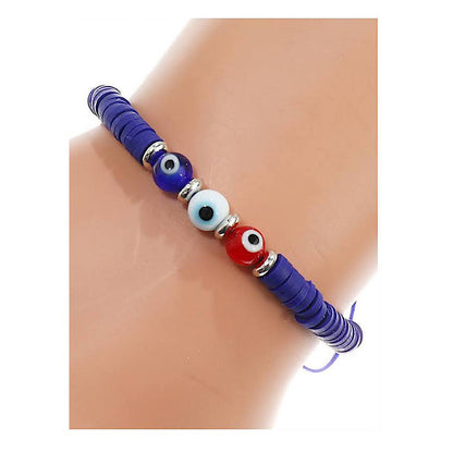 JAB43193 - Evil Eye Adjustable Thread Bracelet