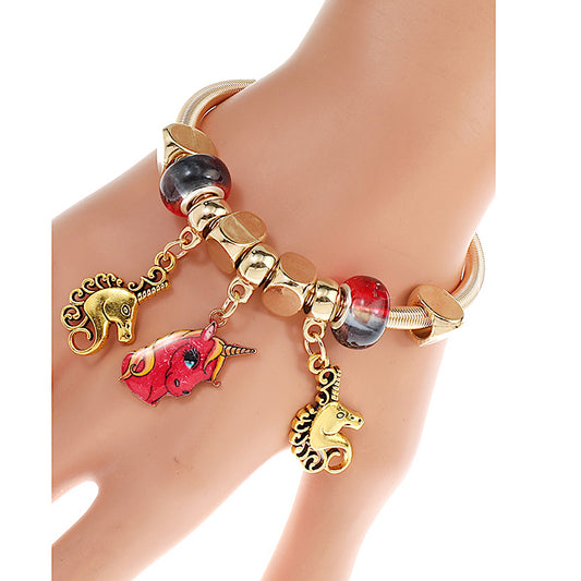 JAB43756 - Unicorn Charm Bracelet