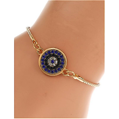 JAB44101 - Evil Eye Chain Bracelet