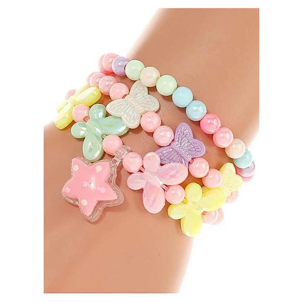 JAB44351 - Star Bead Stretch Bracelet Set