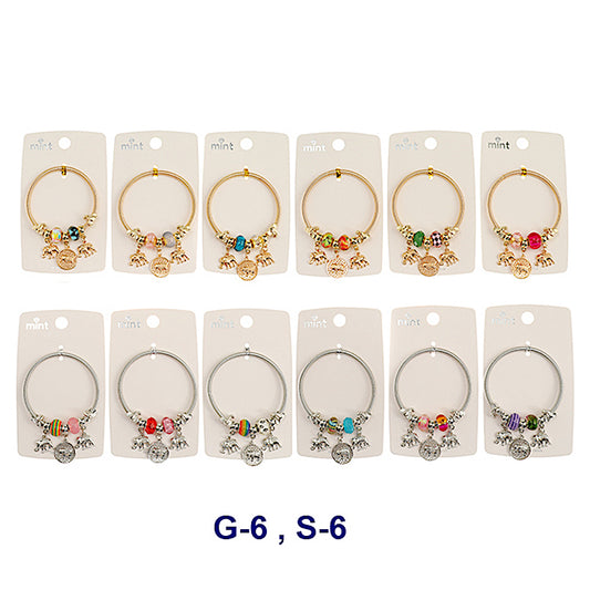 JAB45411 - Elephant Charm Bracelet