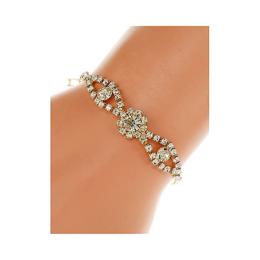 JAB45951 -  Rhinestone Bracelet