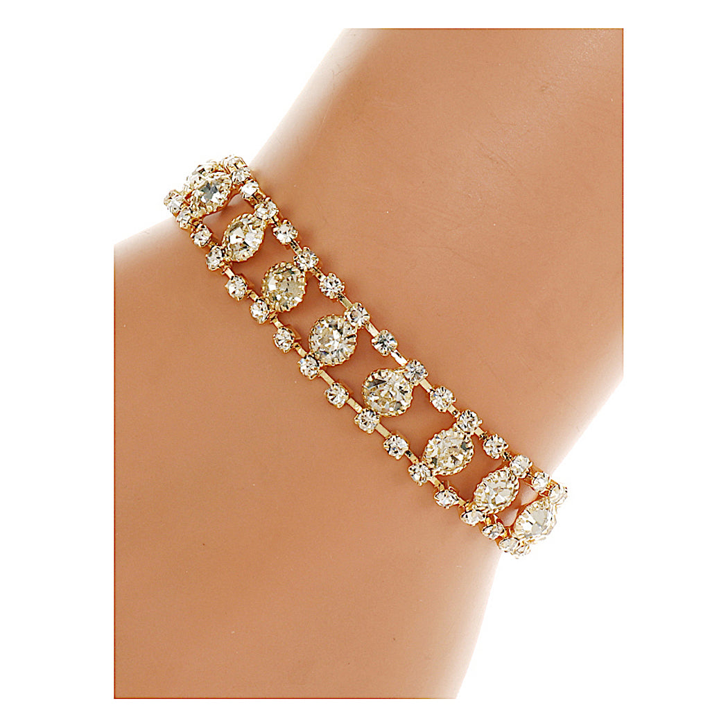 JAB45962 - Rhinestone Bracelet