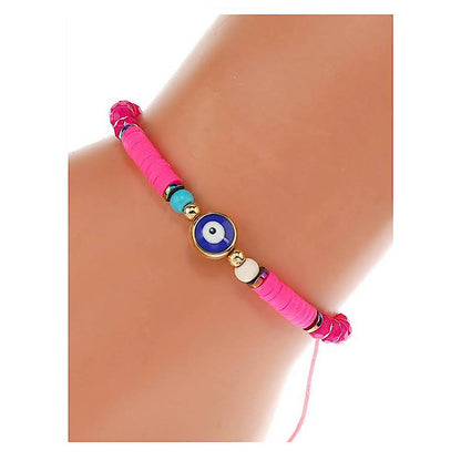 JAB46052 - Evil Eye Adjustable Thread Bracelet