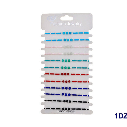 Turquoise Bead Adjustable Thread Bracelet