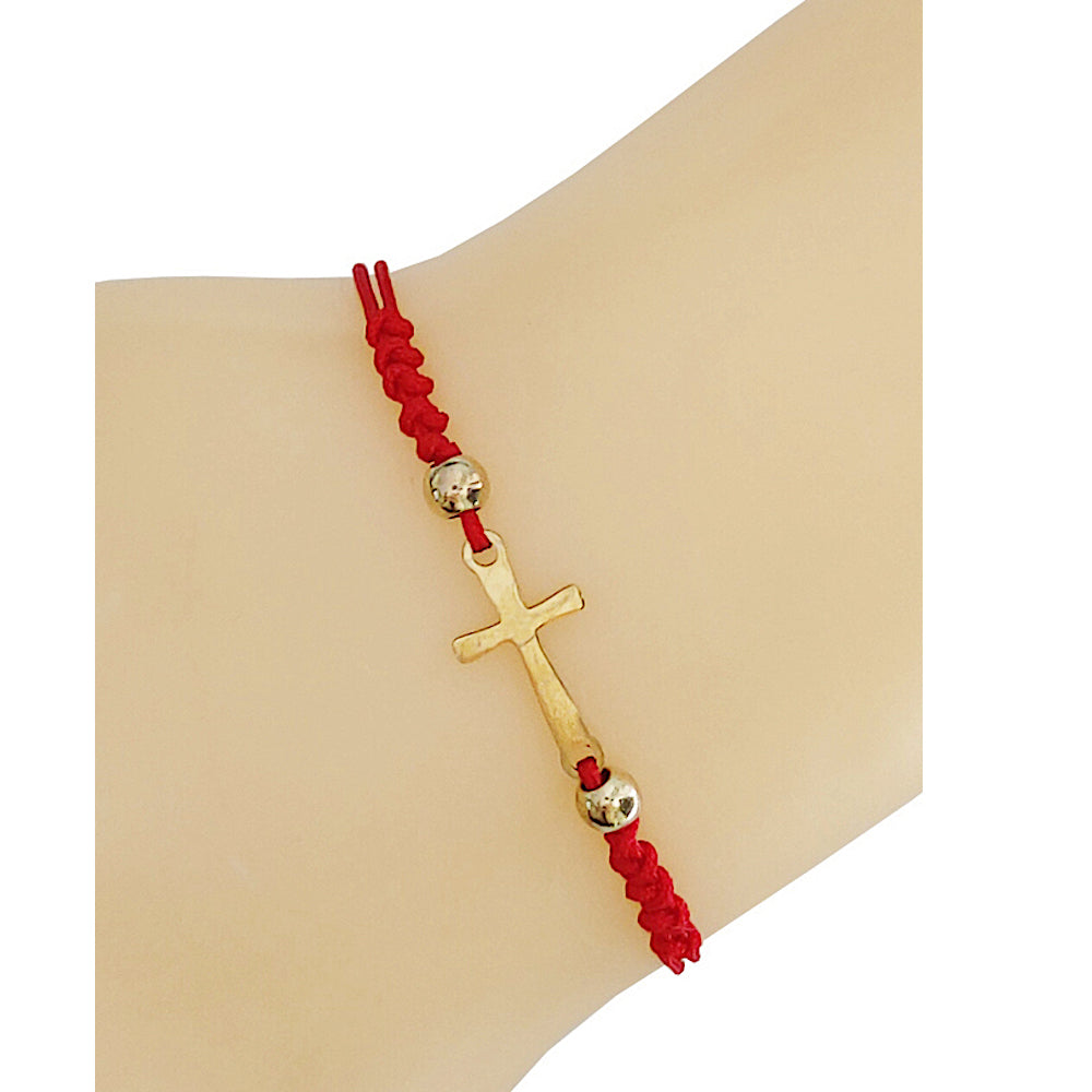 Cross Adjustable Thread Bracelet