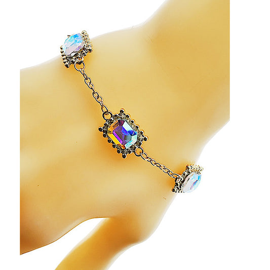 JAB48240 - Gemstone Chain Bracelet