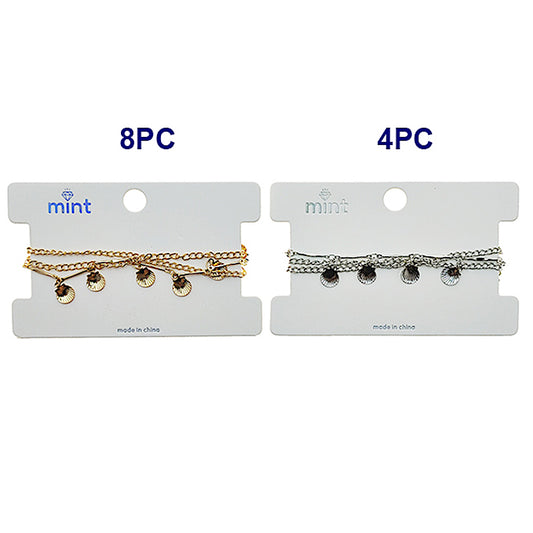 JAB49251 - Seashell Chain Bracelet Set