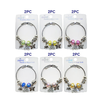 JAB49277 - Elephant Charm Bracelet