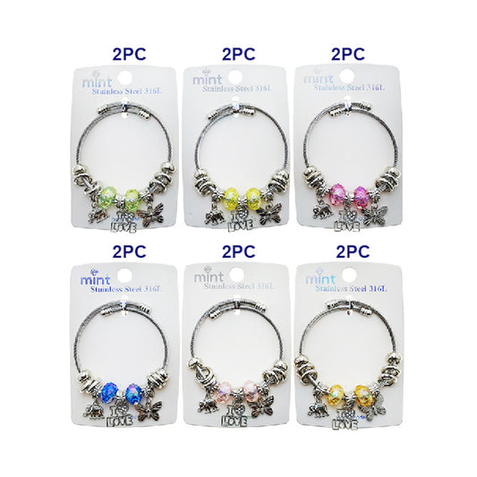 JAB49277 - Elephant Charm Bracelet
