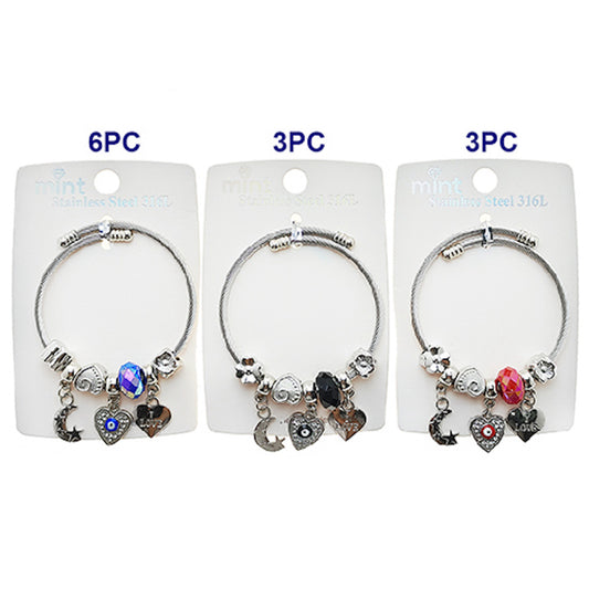 JAB49284 - Evil Eye Charm Bracelet