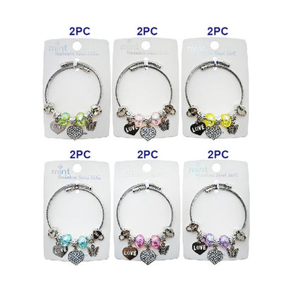 JAB49285 - Heart Charm Bracelet