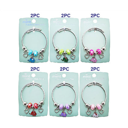 JAB49293 - Elephant Charm Bracelet