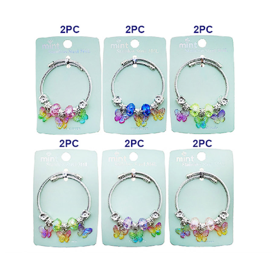 JAB49295 - Butterfly Charm Bracelet