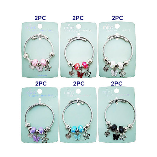JAB49297 - Butterfly Charm Bracelet
