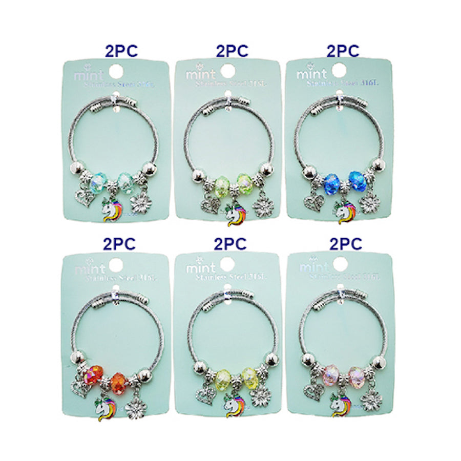JAB49311 - Unicorn Charm Bracelet