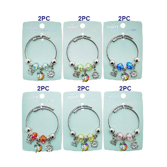 JAB49311 - Unicorn Charm Bracelet