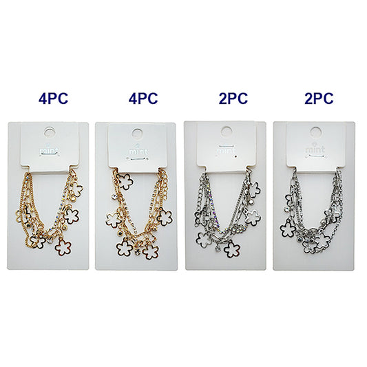 JAB49583 - Flower Chain Bracelet Set