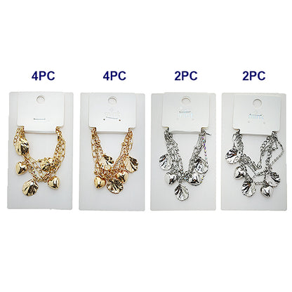 JAB49587 - Seashell Chain Bracelet Set