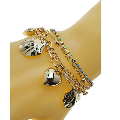 JAB49587 - Seashell Chain Bracelet Set